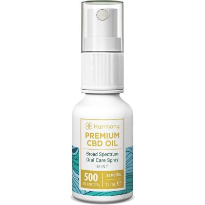 Harmony - CBD Mundspray - 500 mg - 15 ml - Minze Harmony - CBD Mundspray - 500 mg - 15 ml - Minze