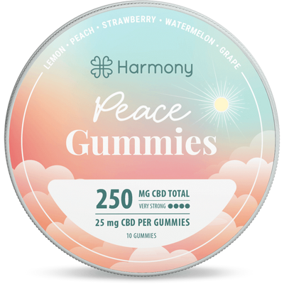 Harmony Peace CBD Gummies, 10 Stück, 250 mg CBD Harmony Peace CBD Gummies, 10 Stück, 250 mg CBD