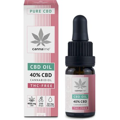 CANNALINE CBD Öl - 4000mg, 10ml, THC-frei, Vegan CANNALINE CBD Öl - 4000mg, 10ml, THC-frei, Vegan