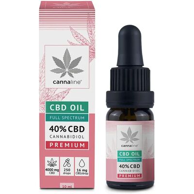 CANNALINE CBD Öl - 4000 mg, 10 ml, Vollspektrum - Wohlbefinden CANNALINE CBD Öl - 4000 mg, 10 ml, Vollspektrum - Wohlbefinden