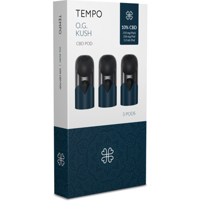 Harmony Tempo 3-Pods-Packung – OG Kush, 318 mg CBD Harmony Tempo 3-Pods-Packung – OG Kush, 318 mg CBD