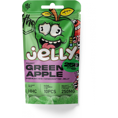 Czech CBD Jelly Grüner Apfel, 10 Stück x 25 mg, ( 250 mg ) Czech CBD Jelly Grüner Apfel, 10 Stück x 25 mg, ( 250 mg )