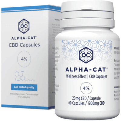 Alpha-Cat CBD-Kapseln 1200 mg - Nahrungsergänzung Alpha-Cat CBD-Kapseln 1200 mg - Nahrungsergänzung