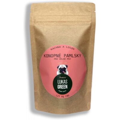 Lukas Green Lukas Hanf-Leckerli für große Hunde 100g, 125mg CBD Lukas Green Lukas Hanf-Leckerli für große Hunde 100g, 125mg CBD
