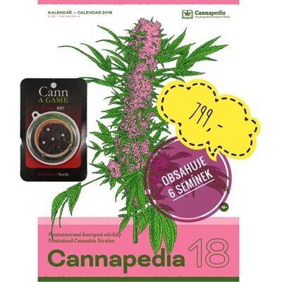 Cannapedia Kalender 2018 – Feminizované + 5x SPR Haze Cannapedia Kalender 2018 – Feminizované + 5x SPR Haze
