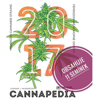 Kalendář Cannapedia 2017 - Feminizované konopné odrůdy + dvě balení semínek Kalendář Cannapedia 2017 - Feminizované konopné odrůdy + dvě balení semínek