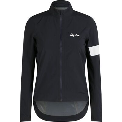 Rapha Rapha Core Women's Cycling Rain Jacket II - Black/White XL Rapha Rapha Core Women's Cycling Rain Jacket II - Black/White XL