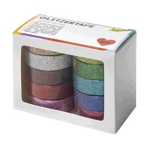 Folia Glitzer-Tape 10er-Set, 5mx15mm Folia Glitzer-Tape 10er-Set, 5mx15mm