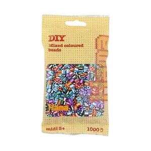 Hama 207-90 - DIY Bügelperlen Midi 5+, ca. 1000 Stück, Mix gestreift Hama 207-90 - DIY Bügelperlen Midi 5+, ca. 1000 Stück, Mix gestreift