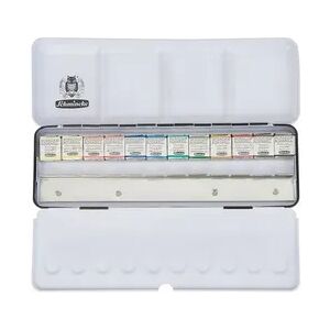 Schmincke Horadam Aquarell Metallkasten 12 X 1/2 Näpfchen - Wasserfarben Schmincke Horadam Aquarell Metallkasten 12 X 1/2 Näpfchen - Wasserfarben