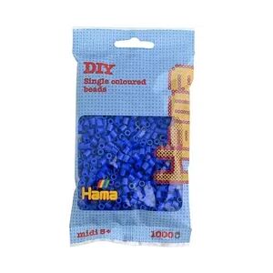 Hama Bügelperlen Midi - Blau 1000 Perlen. Hama Bügelperlen Midi - Blau 1000 Perlen.