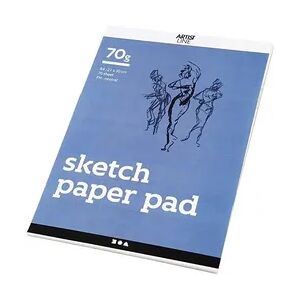 Creativ Company Skizzenblock, A4, 210x297 mm, 70 g, Weiß, 70 Blatt Creativ Company Skizzenblock, A4, 210x297 mm, 70 g, Weiß, 70 Blatt