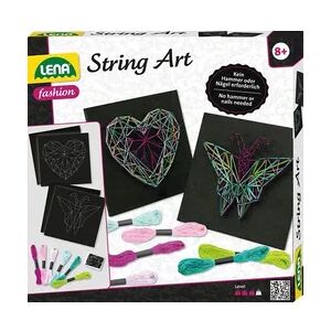 Lena String Art Schmetterling & Herz, Faltschachtel Lena String Art Schmetterling & Herz, Faltschachtel