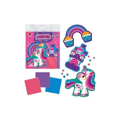 Kreativ-Set Roter Käfer Soft-Mosaik Ein Einhorn RK8010-08 Kreativ-Set Roter Käfer Soft-Mosaik Ein Einhorn RK8010-08