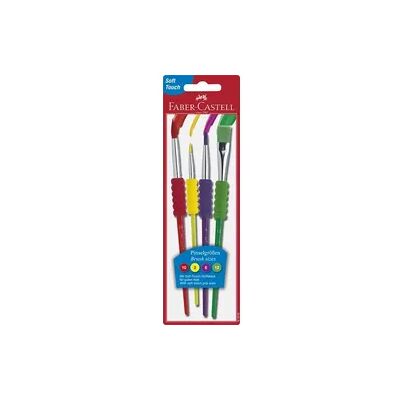 Faber-Castell Mehrfarben-Pinsel-Set - Malpincset Faber-Castell Mehrfarben-Pinsel-Set - Malpincset