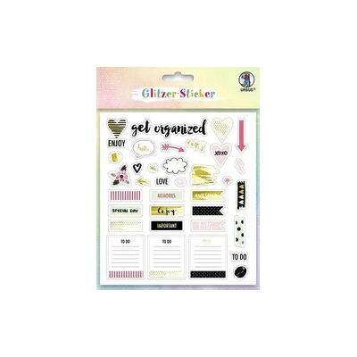 Ludwig Bähr URSUS Glitzer-Sticker "Bullet Journal Ludwig Bähr URSUS Glitzer-Sticker "Bullet Journal
