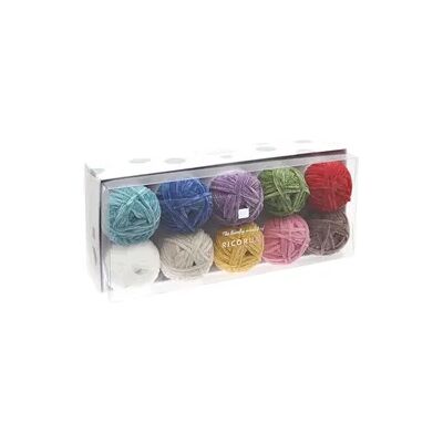 Rico Design Ricorumi Set 10er "Nilli Nilli rainbow", Farben: 001, 021, 004, 008, 023, 017, 013, 012, 019, 009 Rico Design Ricorumi Set 10er "Nilli Nilli rainbow", Farben: 001, 021, 004, 008, 023, 017, 013, 012, 019, 009