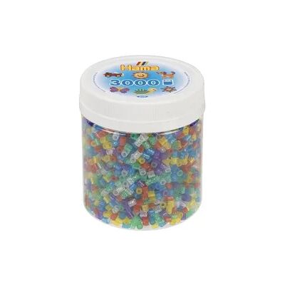 Hama 209-54 - Perlen, Dose mit Midi-Bügelperlen, 3000 Stück, Glitter-Mix Hama 209-54 - Perlen, Dose mit Midi-Bügelperlen, 3000 Stück, Glitter-Mix