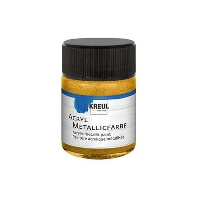 KREUL Acryl Metallicfarbe Gold 50 ml KREUL Acryl Metallicfarbe Gold 50 ml