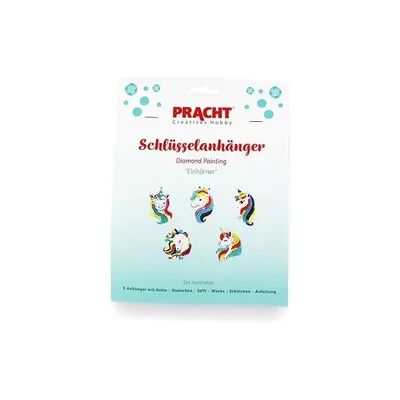 Pracht Creatives Hobby Diamond Painting Schlüsselanhänger Einhörner 5 Stück Pracht Creatives Hobby Diamond Painting Schlüsselanhänger Einhörner 5 Stück