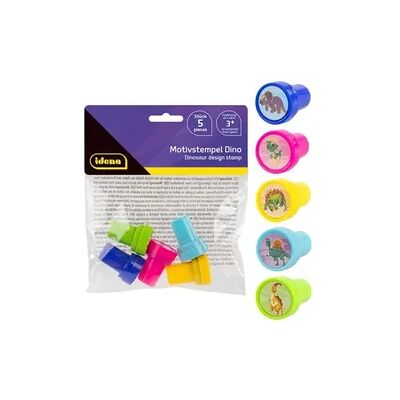 Idena Motivstempel Dino 5 Stück Idena Motivstempel Dino 5 Stück