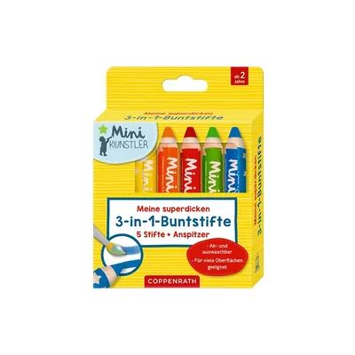 Coppenrath Modell - Superdicke 3-in-1-Buntstifte - Buntstifte Coppenrath Modell - Superdicke 3-in-1-Buntstifte - Buntstifte