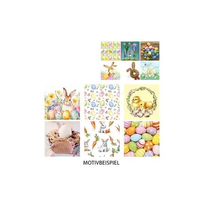Idena Servietten Ostern Motive 33x33cm sortiert Idena Servietten Ostern Motive 33x33cm sortiert