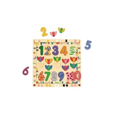 DJECO Holzpuzzle: Zahlen 1 - 10 DJECO Holzpuzzle: Zahlen 1 - 10