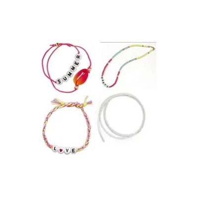 JURATOYS Bastel-Set für Kinder, mit 4 personalisierten Schmuckstücken & Botschaften JURATOYS Bastel-Set für Kinder, mit 4 personalisierten Schmuckstücken & Botschaften