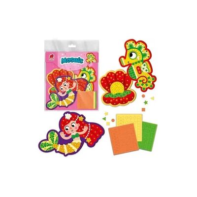 Kreativ-Set Roter Käfer Soft-Mosaik Die kleine Meerjungfrau RK8010-07 Kreativ-Set Roter Käfer Soft-Mosaik Die kleine Meerjungfrau RK8010-07