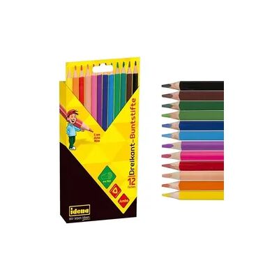 Idena Buntstifte Jumbo dreikant 12 Stück Kartonetui Idena Buntstifte Jumbo dreikant 12 Stück Kartonetui