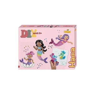Hama 3161 - Bügelperlen, Geschenkpackung, Meerjungfrauen, 2500 Midi-Perlen und Zubehör Hama 3161 - Bügelperlen, Geschenkpackung, Meerjungfrauen, 2500 Midi-Perlen und Zubehör