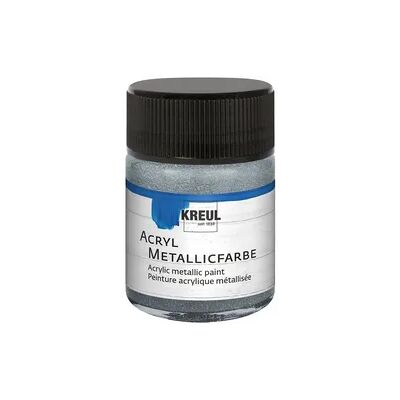 KREUL Acryl Metallicfarbe silber 50ml KREUL Acryl Metallicfarbe silber 50ml