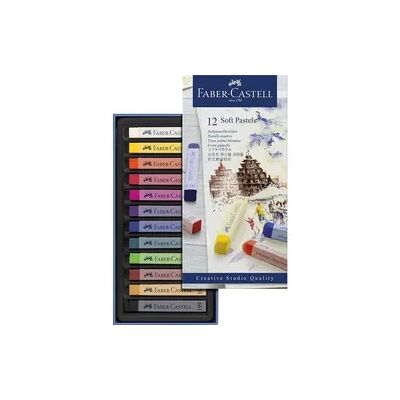 Faber-Castell Softpastellkreiden, 12er Set Etui Faber-Castell Softpastellkreiden, 12er Set Etui
