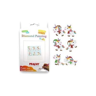 PRACHT Diamond Painting Sticker Einhorn 4,5cm 6 Stück PRACHT Diamond Painting Sticker Einhorn 4,5cm 6 Stück