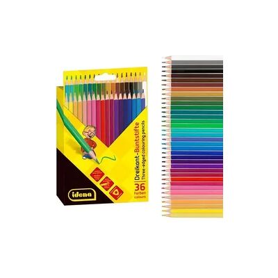 Idena Dreikant Buntstifte Holzfrei 36 Stück Idena Dreikant Buntstifte Holzfrei 36 Stück