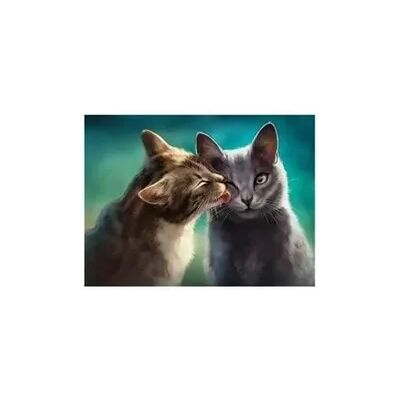 PRACHT Diamond Painting Katzenliebe 40x30cm PRACHT Diamond Painting Katzenliebe 40x30cm