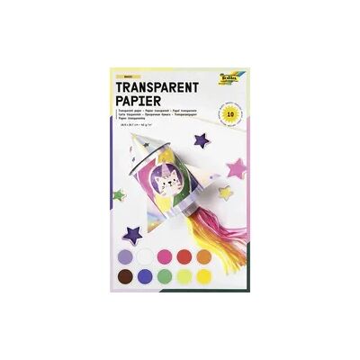 FOLIA Transparentpapier 185x297 mm - 10 Blatt Bastelpapier FOLIA Transparentpapier 185x297 mm - 10 Blatt Bastelpapier