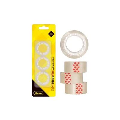Idena Klebefilm Transparent Reißfest PVC-frei 1,9cmx10m 3 Stück Idena Klebefilm Transparent Reißfest PVC-frei 1,9cmx10m 3 Stück
