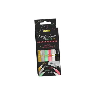 ONLINE USV-Systeme ONLINE Acryl Liner Classic 6 Stück ONLINE USV-Systeme ONLINE Acryl Liner Classic 6 Stück
