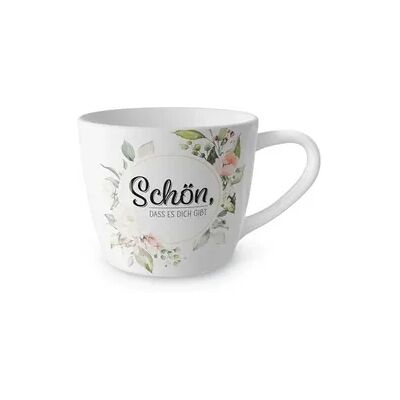 Geschenk für Dich :-) Maxibecher 400ml Blumen Geschenk für Dich :-) Maxibecher 400ml Blumen