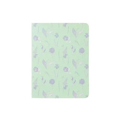 Rico Design Notizhefte A6, Blumen, orange/mint, 2 Stk., 40 Seiten, 100 g/m2 Bambuspapier Rico Design Notizhefte A6, Blumen, orange/mint, 2 Stk., 40 Seiten, 100 g/m2 Bambuspapier