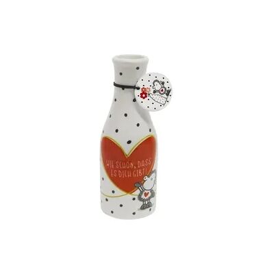 Sheepworld 46220 Vase mit Motivdruck:"Wie schön, dass es dich gibt!", mit Geschenktag Sheepworld 46220 Vase mit Motivdruck:"Wie schön, dass es dich gibt!", mit Geschenktag