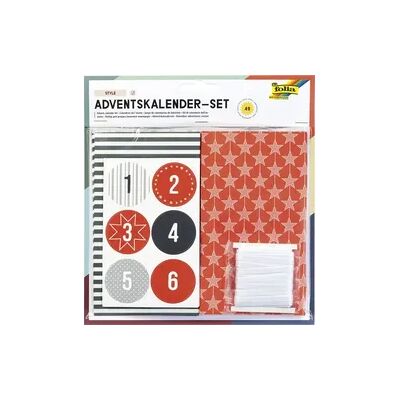 Folia Adventskalender-Set STYLE, aus 24 lebensmittel echten Tüten, Satinband, Sticker Folia Adventskalender-Set STYLE, aus 24 lebensmittel echten Tüten, Satinband, Sticker