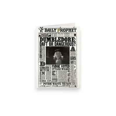 MinaLima Der TagesprophetTM: "Dumbledore: Daft or Dangerous?" Karte MinaLima Der TagesprophetTM: "Dumbledore: Daft or Dangerous?" Karte