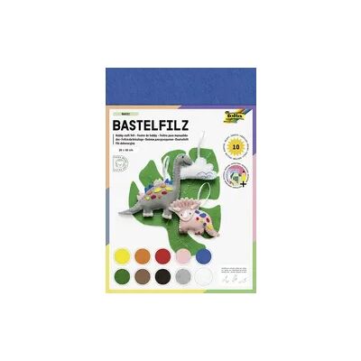 Folia Bastelfilz BASIC 150g/m2, 20x30cm, 10 Blatt, farbig sortiert Folia Bastelfilz BASIC 150g/m2, 20x30cm, 10 Blatt, farbig sortiert