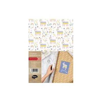Dabelino Geschenkpapier-Set für Kinder: Lama-Pinata Dabelino Geschenkpapier-Set für Kinder: Lama-Pinata