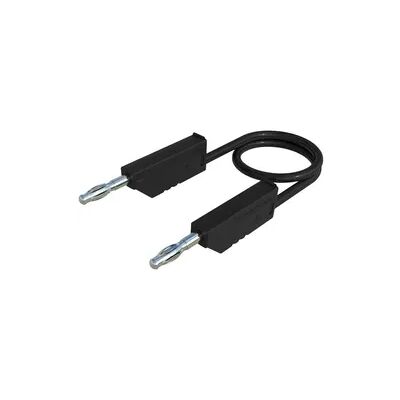 Hirschmann Test & Measurement Kabel - 4mm Bananenstecker - 500mm - Schwarz Hirschmann Test & Measurement Kabel - 4mm Bananenstecker - 500mm - Schwarz