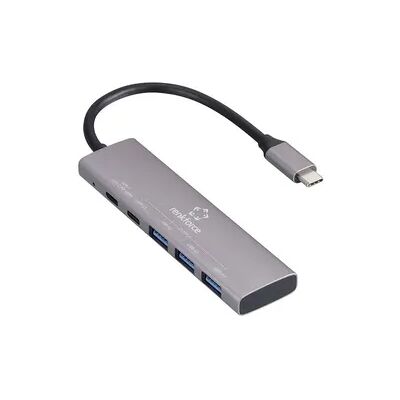 Renkforce RF-6439798 USB-Hub 5 Port USB-A USB 3.2 Gen1 5 GBit/s USB-C® PD Ladeanschluss Grau RF-USBH-280 Renkforce RF-6439798 USB-Hub 5 Port USB-A USB 3.2 Gen1 5 GBit/s USB-C® PD Ladeanschluss Grau RF-USBH-280