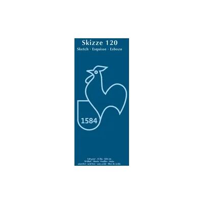 Hahnemühle Weißes A4 Skizzebuch - säurefrei, 120g/m², 50 Blatt Hahnemühle Weißes A4 Skizzebuch - säurefrei, 120g/m², 50 Blatt